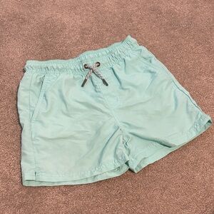 Light Blue Drawstring Swim Shorts